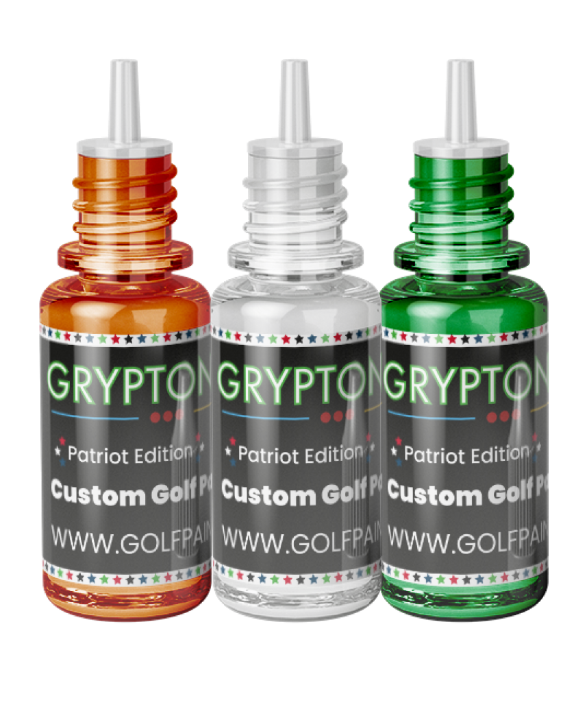 Gryptonite Golf Club Paint Patriot Edition Ireland 10ml Bottles Golf