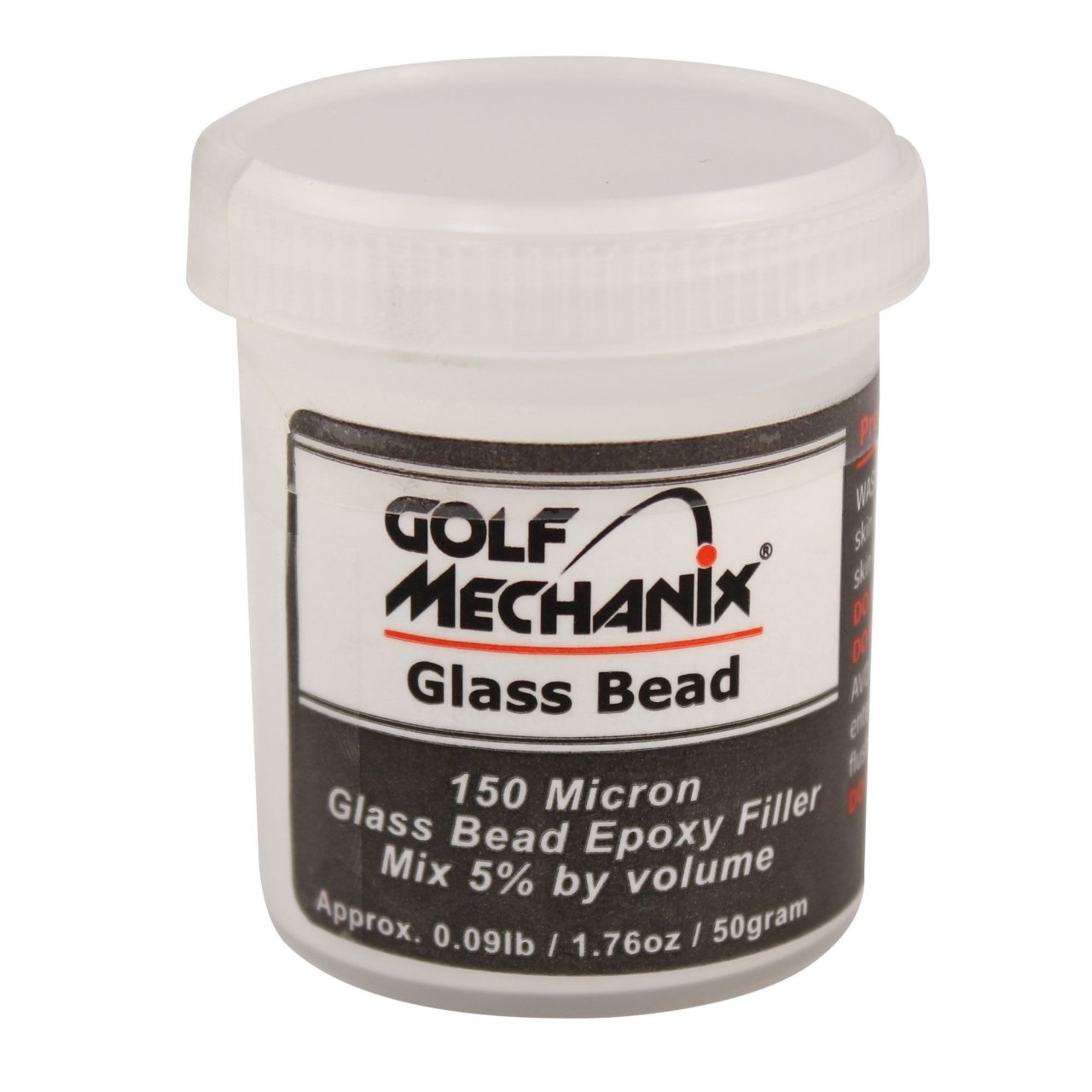 Golf Mechanix Glass Golf Shafting Beads 1.8oz Golf Club Glue